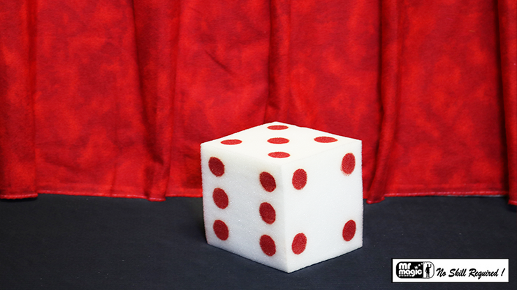 Ball to Dice (Red/White) by Mr. Magic - Trick - Merchant of Magic Magic Shop