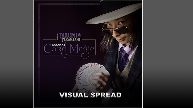Takumi Takahashi Teaches Card Magic - Visual Spread video - INSTANT DOWNLOAD - Merchant of Magic Magic Shop
