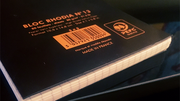 SvenPad® Elegance Rhodia® Edition (Single, Black Cover) - Trick