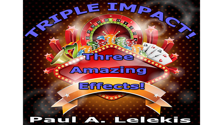 TRIPLE IMPACT! by Paul A. Lelekis mixed media - INSTANT DOWNLOAD