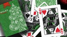Paisley Metallic Green Playing Cards by Dutch Card House Company - Merchant of Magic
