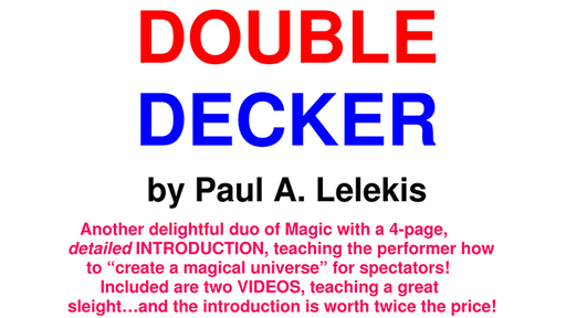 DOUBLE DECKER by Paul A. Lelekis mixed media - INSTANT DOWNLOAD