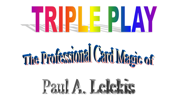Triple Play by Paul A. Lelekis mixed media - INSTANT DOWNLOAD