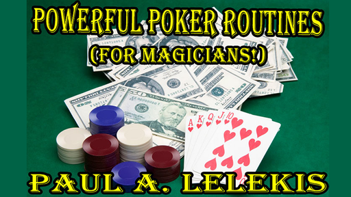 POWERFUL POKER ROUTINES by Paul A. Lelekis mixed media - INSTANT DOWNLOAD