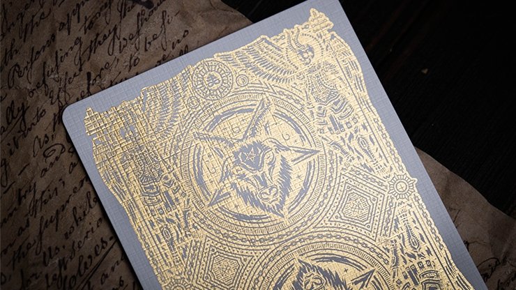 666 (Gold Foil) Playing Cards by Riffle Shuffle - Merchant of Magic