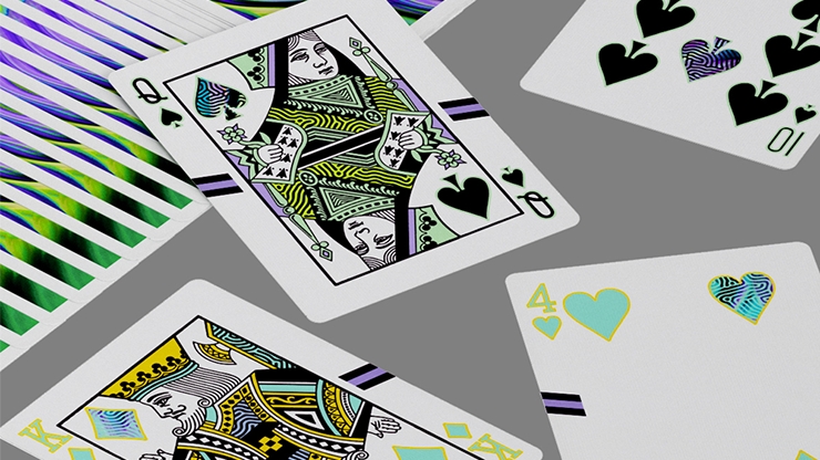 Ultra Green Playing Cards by Gemini - Merchant of Magic Magic Shop