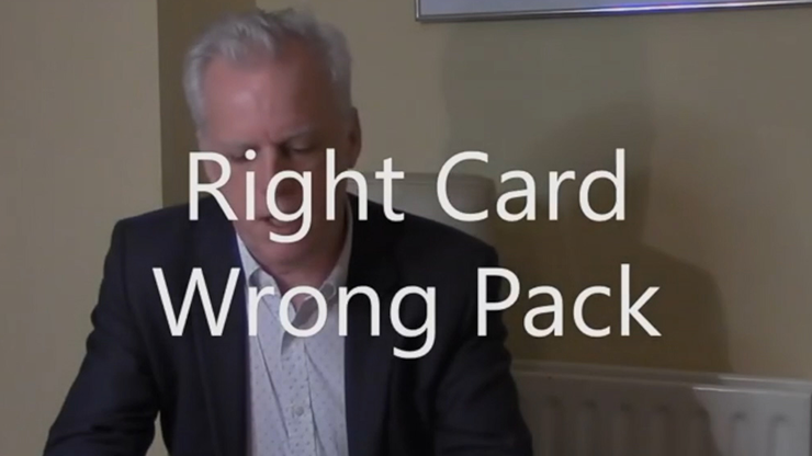 Right Card, Wrong Pack by Brian Lewis video - INSTANT DOWNLOAD - Merchant of Magic Magic Shop