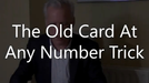 TOCAANT (The Old Card At Any Number Trick) by Brian Lewis video - INSTANT DOWNLOAD - Merchant of Magic Magic Shop