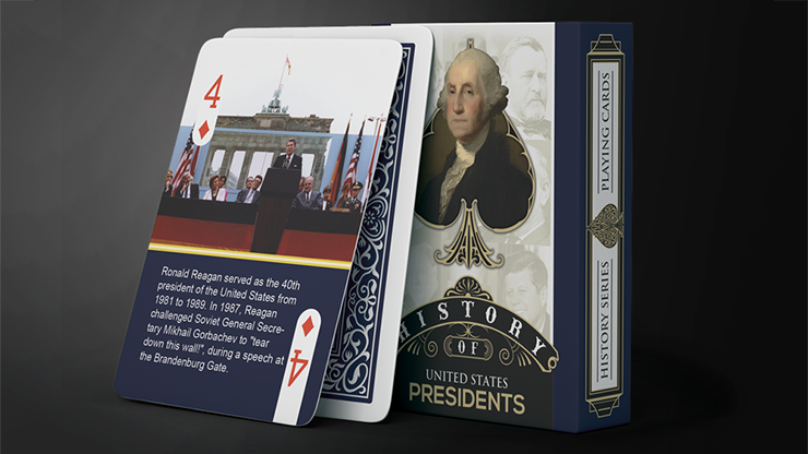 History Of American Presidents Playing Cards - Merchant of Magic Magic Shop