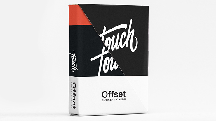 Offset Orange Playing Cards by Cardistry Touch - Merchant of Magic Magic Shop