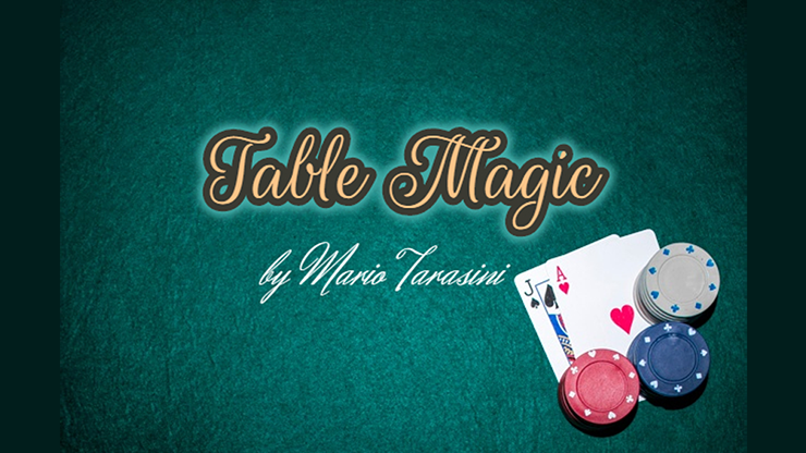 Table Magic by Mario Tarasini video - INSTANT DOWNLOAD - Merchant of Magic Magic Shop