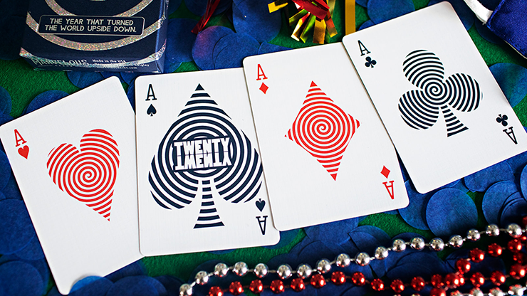 Marvelous Silver Twenty Twenty Playing Cards - Merchant of Magic Magic Shop