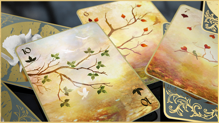 Entwined Vol.1 (Rose) Summer Playing Cards - Merchant of Magic Magic Shop
