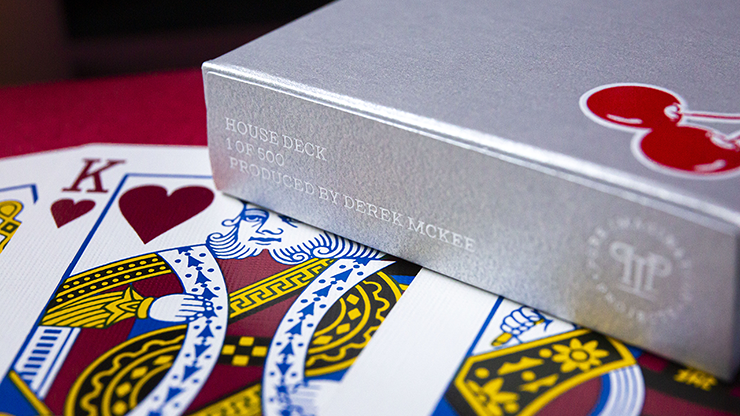 Cherry Casino House Deck (McCarran Silver) Playing Cards by Pure