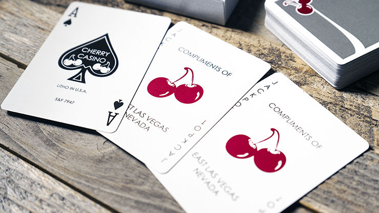 トランプ Cherries Casino V1 House Edtion Cherry Casino House Deck (McCarran Silver) Playing Cards by Pure