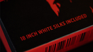 Slydini's Knotted Silks (White / 18 Inch) by Slydini & Murphy's Magic 