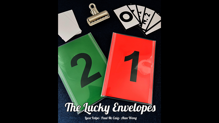 The Lucky Envelopes (Gimmicks and Online Instructions) by Luca Volpe, Paul McCaig, and Alan Wong - Trick