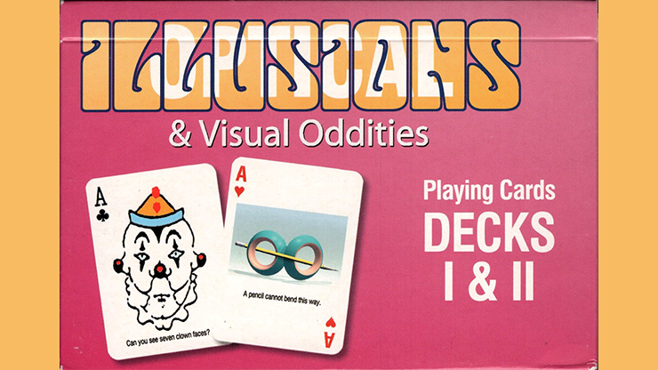 Illusions & Visual Oddities Playing Cards 2 Deck Set
