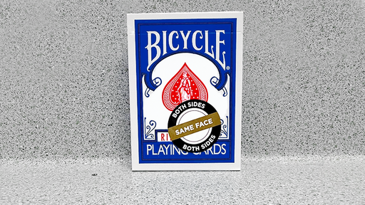 Bicycle 2 Faced Blue Tuck (Mirror Deck Same Both Sides) Playing Card