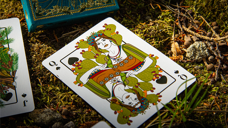 The Green Man Playing Cards (Summer) by Jocu