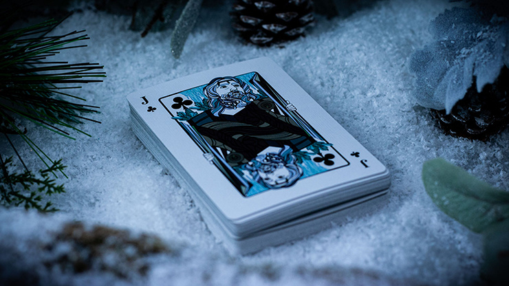 The Green Man Playing Cards (Winter) by Jocu