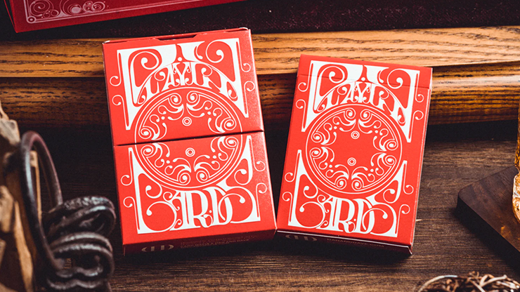 Smoke & Mirrors V8, Red (Deluxe) Edition Playing Cards by Dan