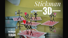 Stickman 3d by Patricio Teran - INSTANT DOWNLOAD