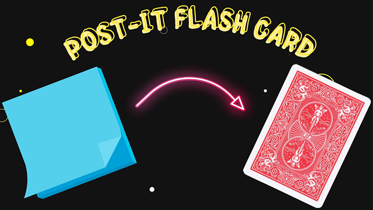 Post-it Flash Card by Anthony Vasquez - INSTANT DOWNLOAD