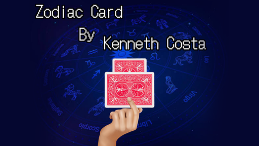 Zodiac Card by Kenneth Costa - INSTANT DOWNLOAD