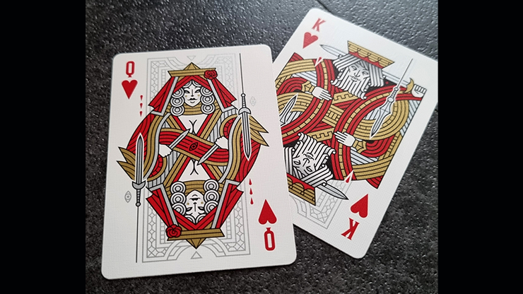 Damokles Adamas Playing Cards by Giovanni Meroni