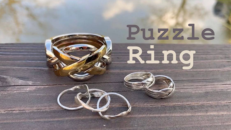 Puzzle Ring Size 11 (Gimmick and Online Instructions) 