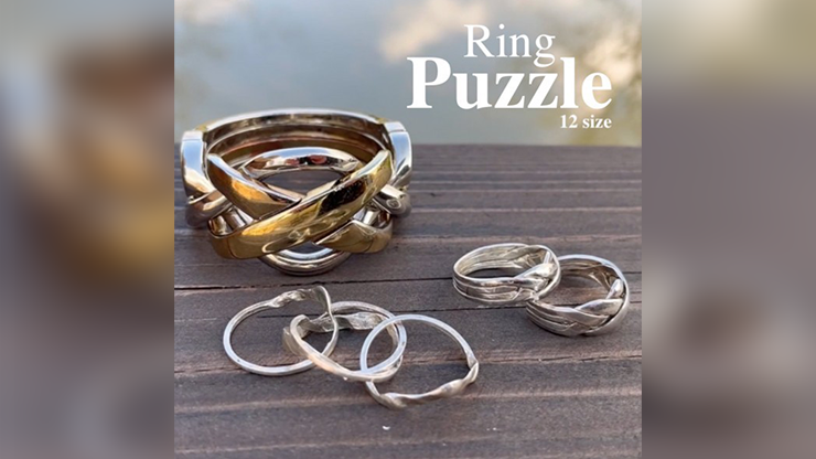 Puzzle Ring Size 12 (Gimmick and Online Instructions) 