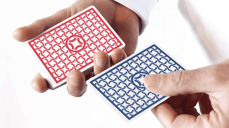 TURN (Red) Playing Cards by Mechanic Industries 
