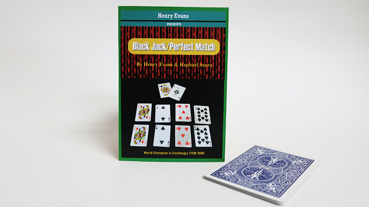 Black Jack/ Perfect Match Blue (Gimmicks and Online Instructions) by Henry Evans and Raphael Seara 