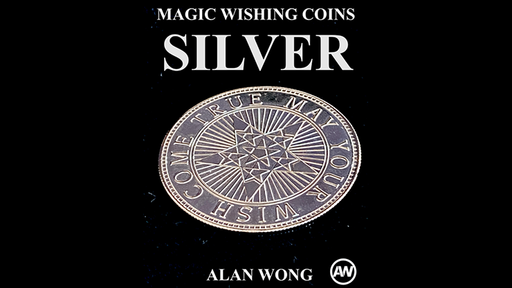 Magic Wishing Coins Silver (12 Coins) by Alan Wong 