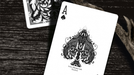 Leaves Black Playing Cards