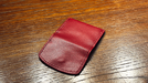The Cowhide Coin Wallet (Red) by Bacon Magic 