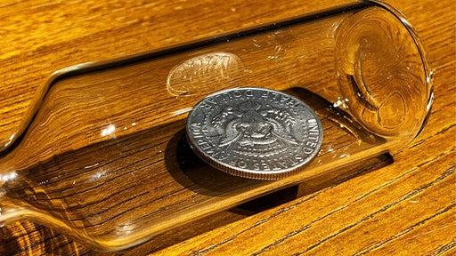 A Real Coin in a Bottle (Half Dollar) - Merchant of Magic