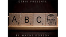 ABC (Gimmicks and Online Instructions) by Wayne Dobson - Trick - Merchant of Magic