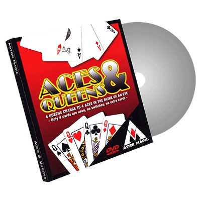 Aces and Queens (Cards Color Varies) by Astor - Merchant of Magic