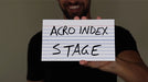Acro Index Dry Erase Large 5"x8"(Gimmicks and Online Instructions) by Blake Vogt - Trick - Merchant of Magic