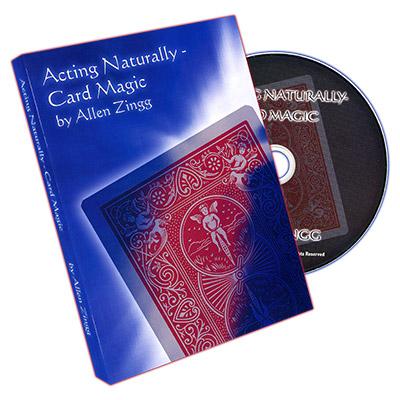Acting - Naturally (Card Magic) by Allen Zingg - DVD - Merchant of Magic