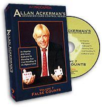 Advanced Card Control Series Vol 7: False Counts by Allan Ackerman - DVD - Merchant of Magic