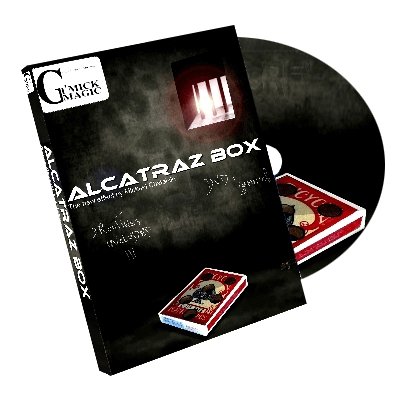 Alcatraz Box (RED Gimmick and DVD) by Mickael Chatelain - DVD - Merchant of Magic