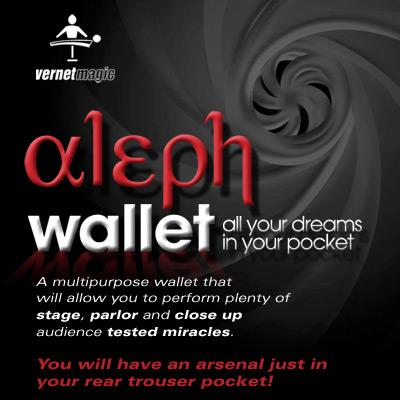 Aleph Wallet (Wallet and DVD) by Vernet Magic - DVD - Merchant of Magic