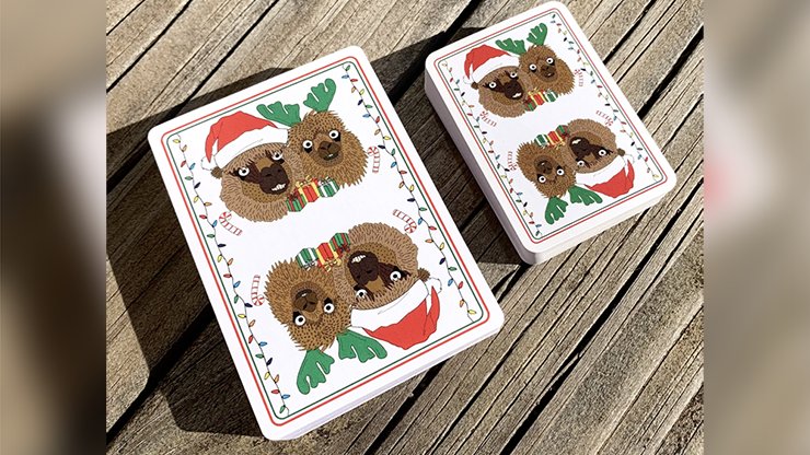 Alpaca Christmas Kids Playing Cards - Merchant of Magic