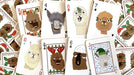 Alpaca Christmas Kids Playing Cards - Merchant of Magic