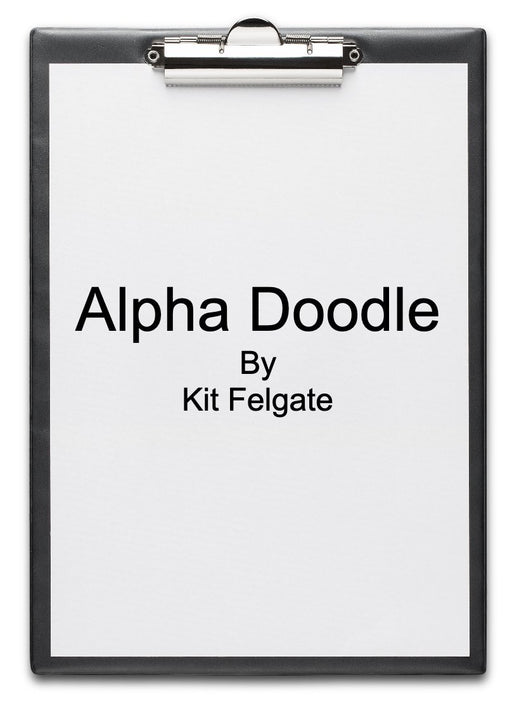 Alpha-Doodle Clipboard - By Kit Felgate - INSTANT DOWNLOAD - Merchant of Magic