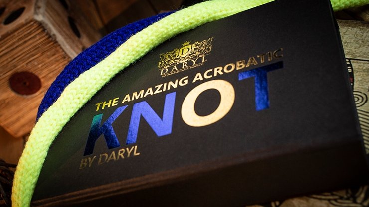 Amazing Acrobatic Knot w/xtra knot Blue and Yellow by Daryl - Merchant of Magic