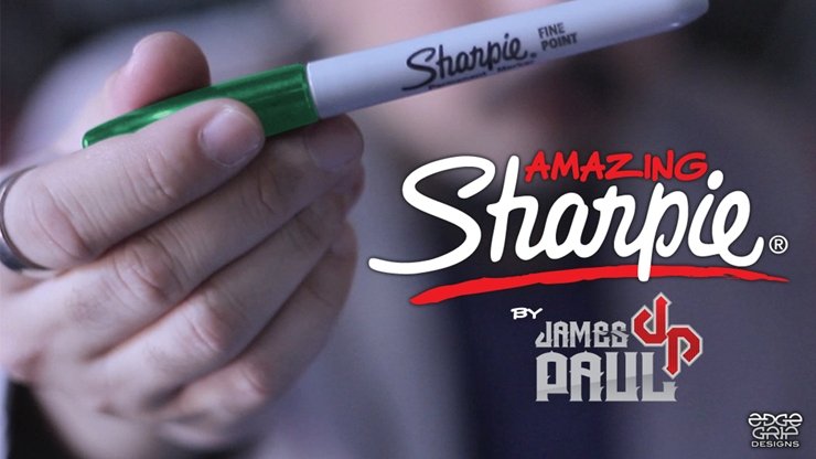 Amazing Sharpie Pen (Green) by James Paul - Merchant of Magic